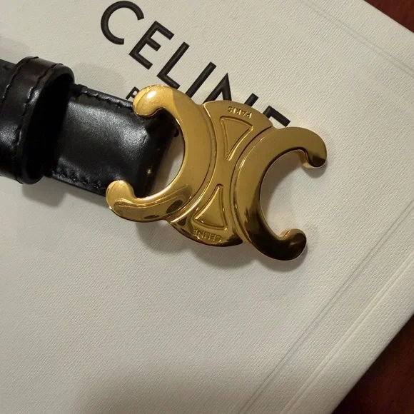 Celine triomphe belt size 70 medium size - Picture 6 of 7